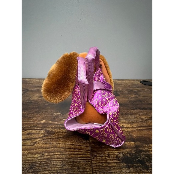 Disney's Lady & The Tramp Dog Plush in Purple Carrier Bag - Picture 2 of 7